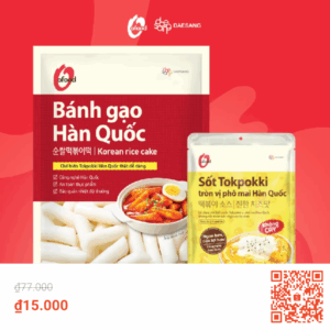 COMBO BÁNH GẠO HÀN QUỐC TOKBOKKI