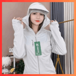 Xem ngay (Quà tặng) Áo Chống Nắng Nữ 2 Lớp Kèm Vành Mũ Lưỡi Trai Chất Thun Lạnh Nhật Cao Cấp Thể Thao Chống Tia UV 2NF02