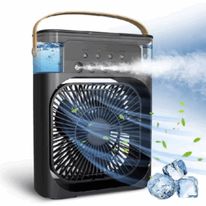 Xem ngay [BẢO HÀNH 12 THÁNG] Quạt điều hoà hơi nước Melli để bàn dung tích 600ml phun sương làm mát 3 chế độ tích hợp đèn led