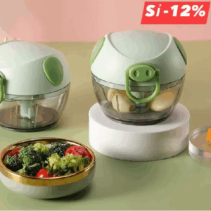 Xem ngay Máy xay tỏi ớt mini đa năng PTLUXURY 3 lưỡi dao kéo tay, xay tỏi ớt hành, xay rau củ quả với giá