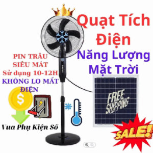 Quạt Tích Điện Năng Lượng Mặt Trời
